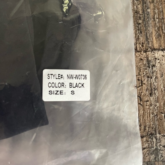 Naked Wardrobe swim, black one piece, NWT, size small - Picture 8 of 9